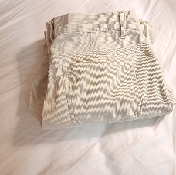 White Corduroy Pants - Picture 2 of 6
